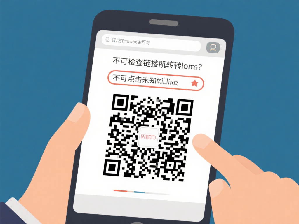 检查二维码链接跳转域名：不要点击未知链接，扫描后要