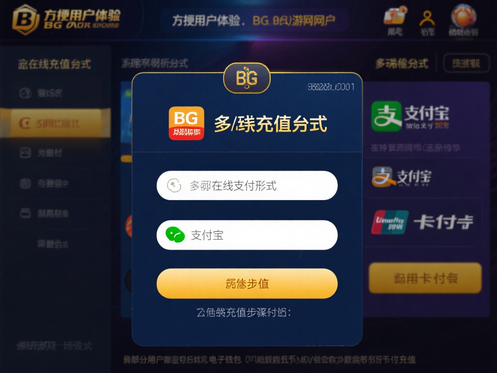 为了方便用户体验，bg大游官网提供了多样化的充值方
